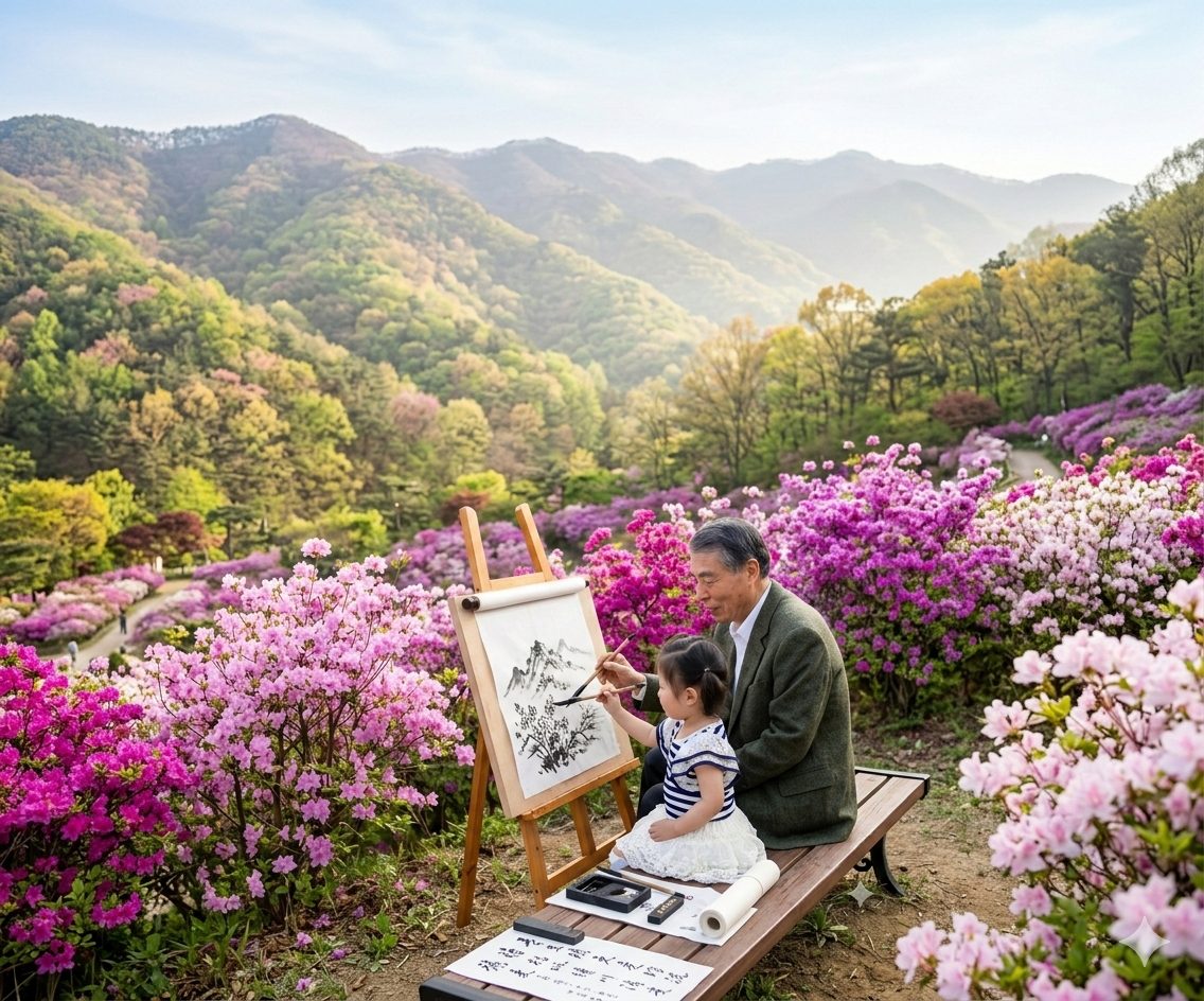 할아버지와 손녀